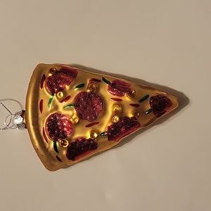 Bloomingdale's Glass Pizza Ornament - 100% Exclusive